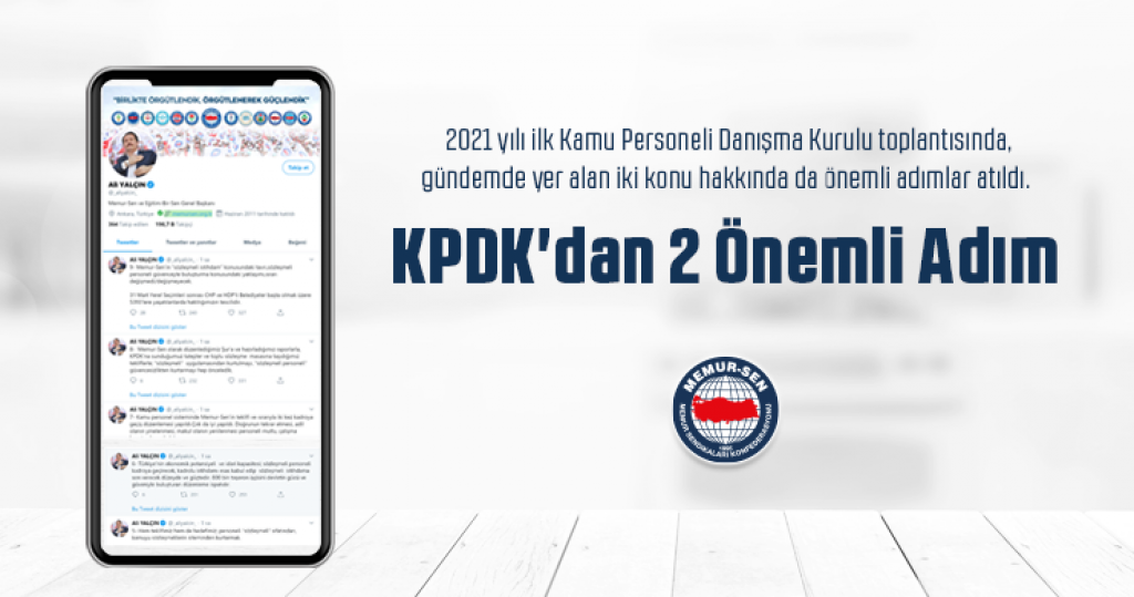 KPDK'dan 2 Önemli Adım