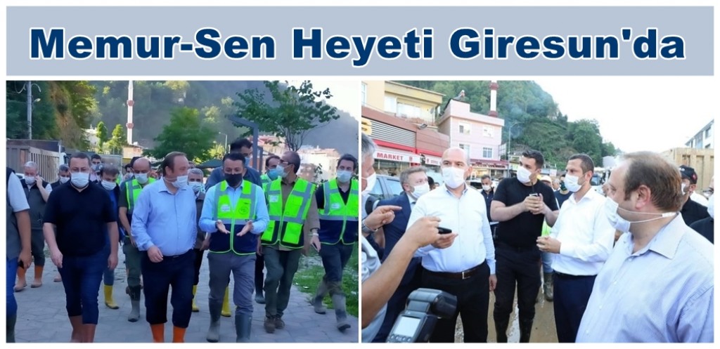 Memur-Sen Heyeti Giresun'da