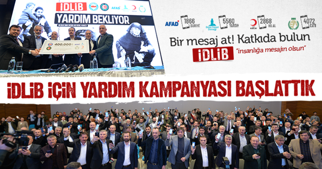 Sivil Toplum Kuruluşlarından İdlib’e Yardım Çağrısı