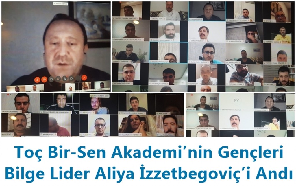 Toç Bir-Sen Akademi’nin Gençleri Bilge Lider Aliya İzzetbegoviç’i Andı