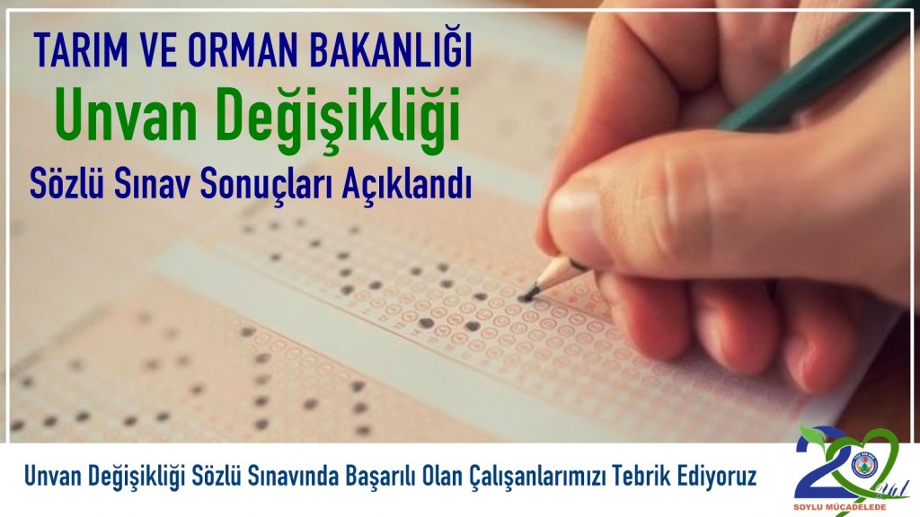 Unvan Değişikliği Sözlü Sınav Sonuçları Açıklandı