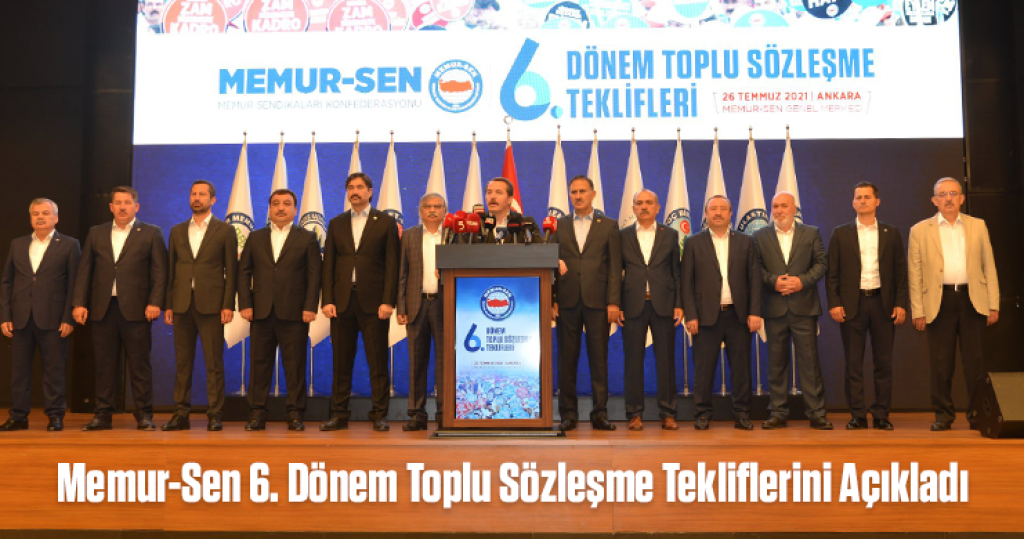 Memur-Sen 6. Dönem Toplu Sözleşme Tekliflerini Açıkladı