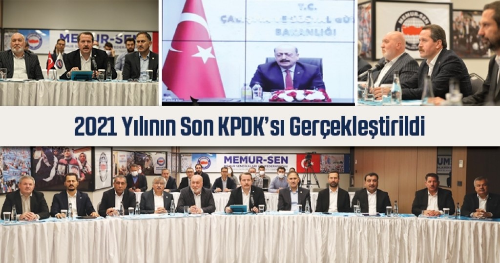 2021 Yılının Son KPDK’sı Gerçekleştirildi