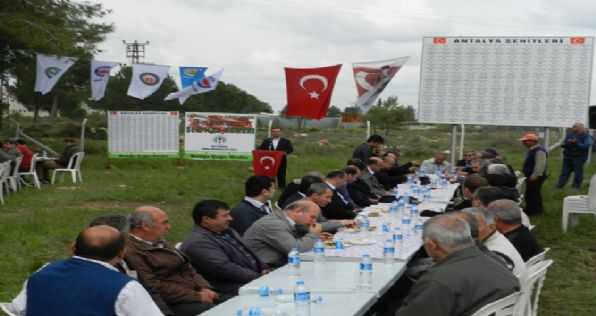 Antalya Şehitler Hatıra Ormanında Anma Töreni