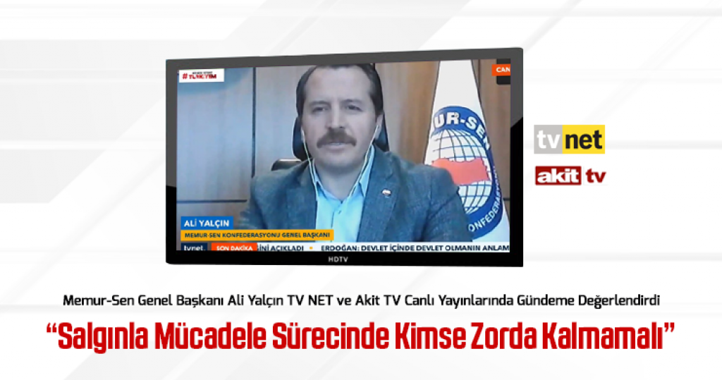 Yalçın TV NET ve Akit TV Canlı Yayınlarında Gündeme Değerlendirdi