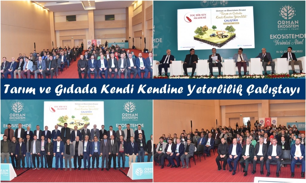 Tarım ve Gıdada Kendi Kendine Yeterlilik Çalıştayı