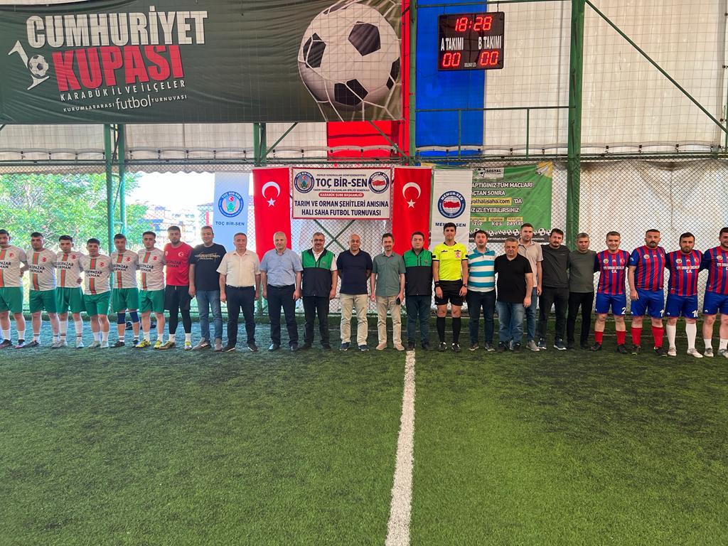 Karabük Şube Başkanlığınca Tarım-Orman Şehitleri Anısına  Futbol Turnuvasının 2.’sini Düzenledi