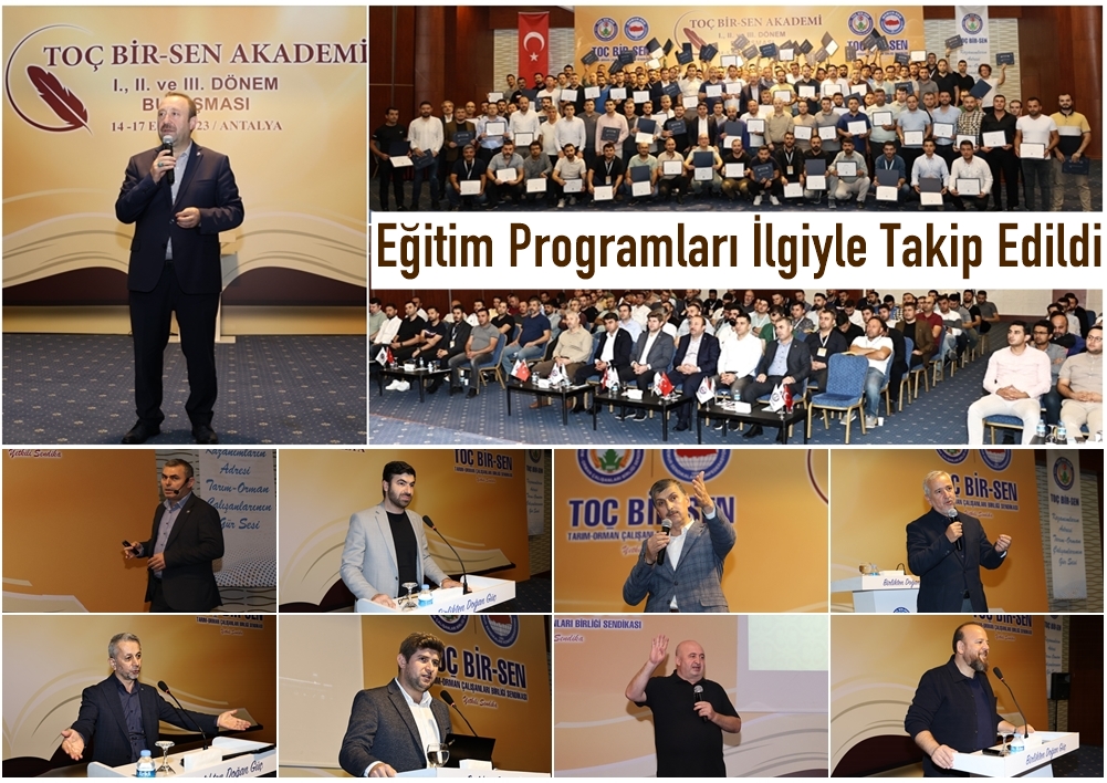 Toç Bir-Sen Akademi Eğitim Programları İlgiyle Takip Edildi